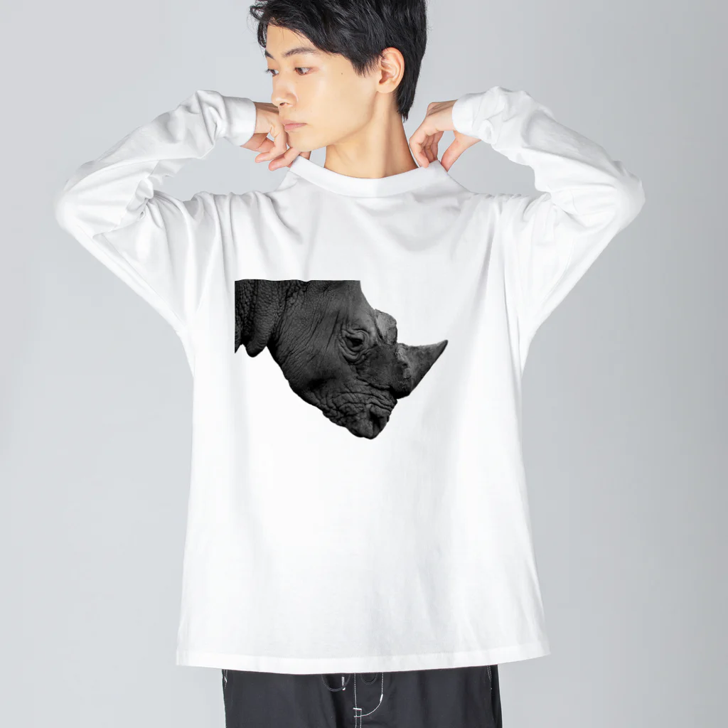 下田村のミナミシロサイ Big Long Sleeve T-Shirt