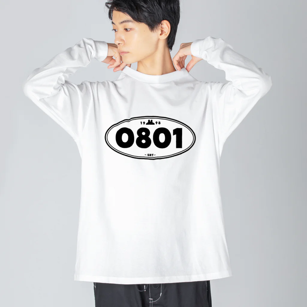 soratoの日付のうさぎ ビッグシルエットロングスリーブTシャツ