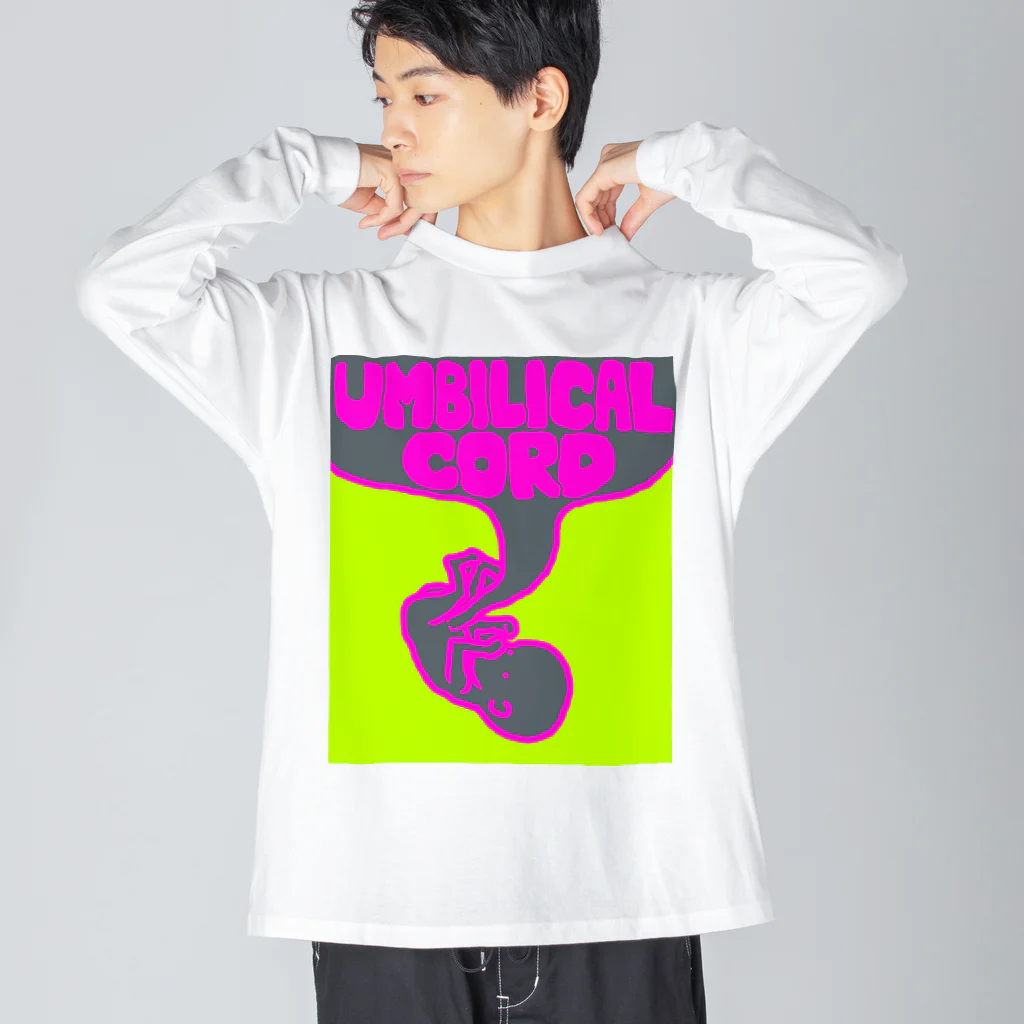 komgikogikoのアンビリカルコード Big Long Sleeve T-Shirt