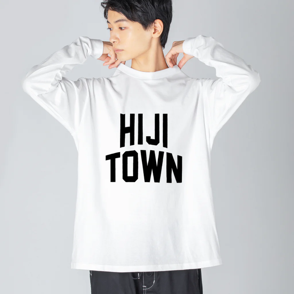 JIMOTOE Wear Local Japanの日出町 HIJI TOWN ビッグシルエットロングスリーブTシャツ