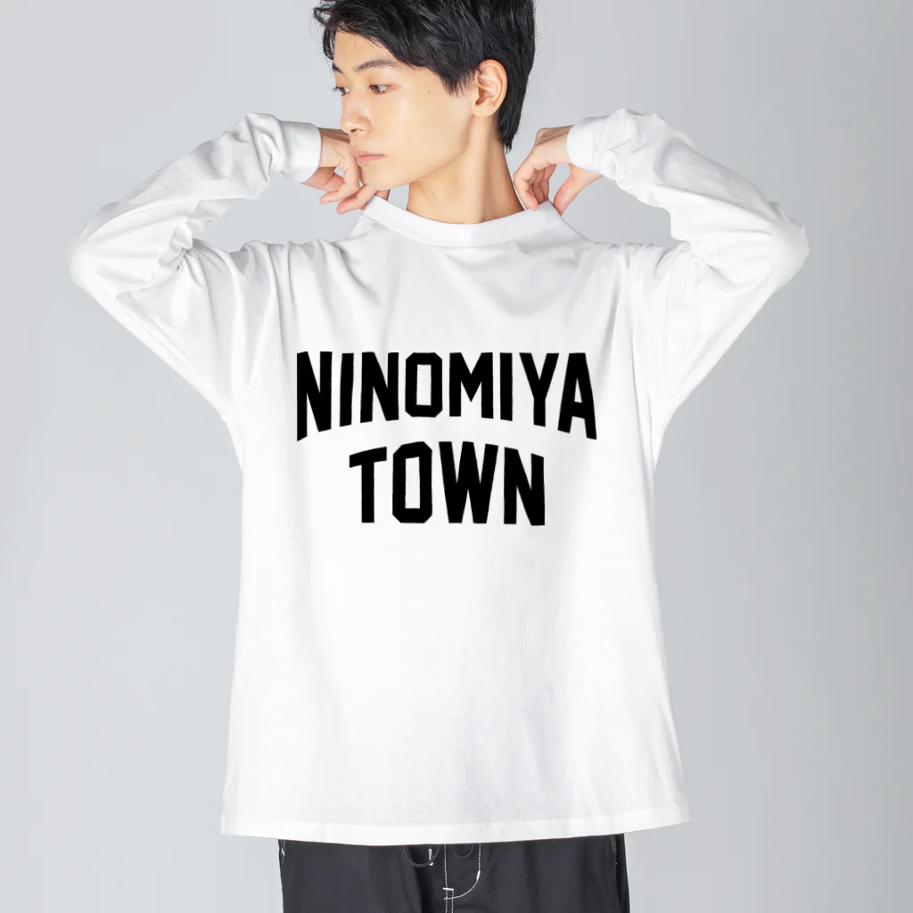 JIMOTOE Wear Local Japanの二宮町 NINOMIYA TOWN ビッグシルエットロングスリーブTシャツ