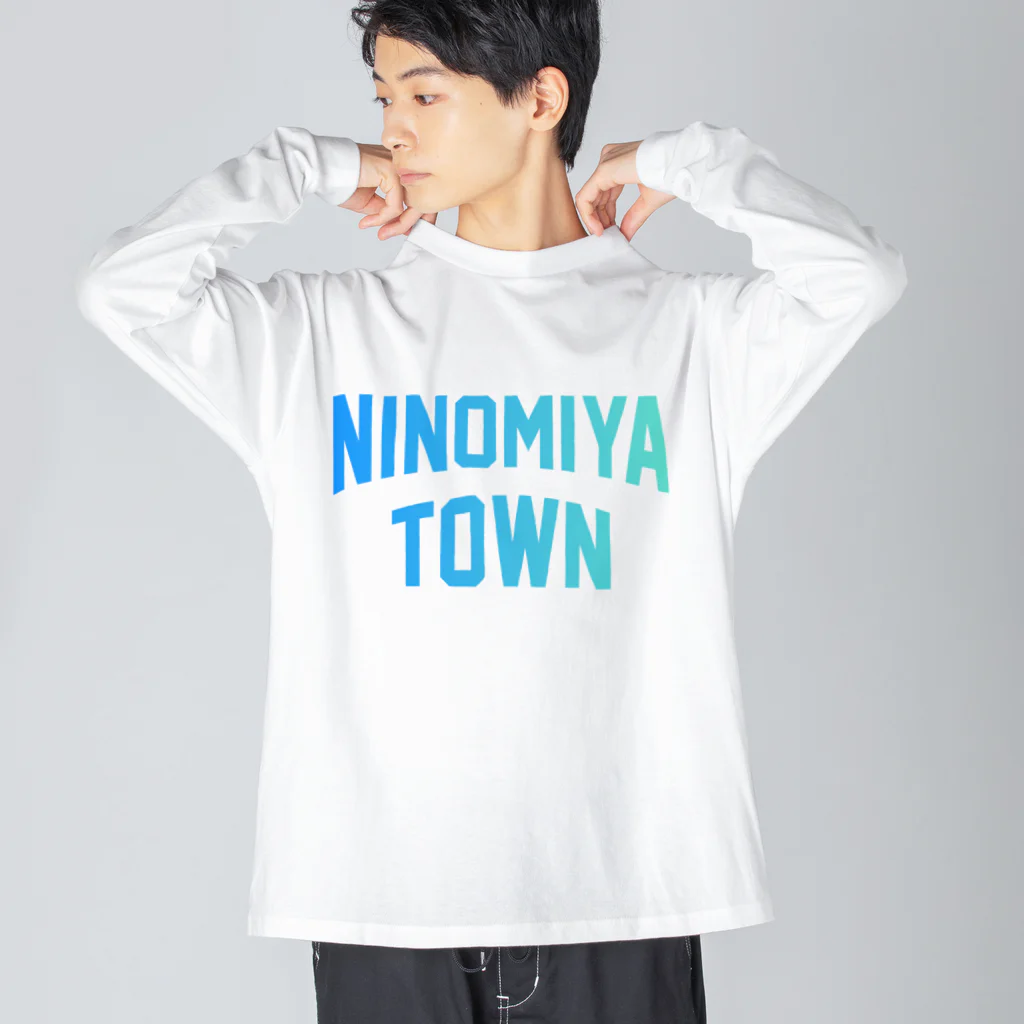 JIMOTOE Wear Local Japanの二宮町 NINOMIYA TOWN ビッグシルエットロングスリーブTシャツ