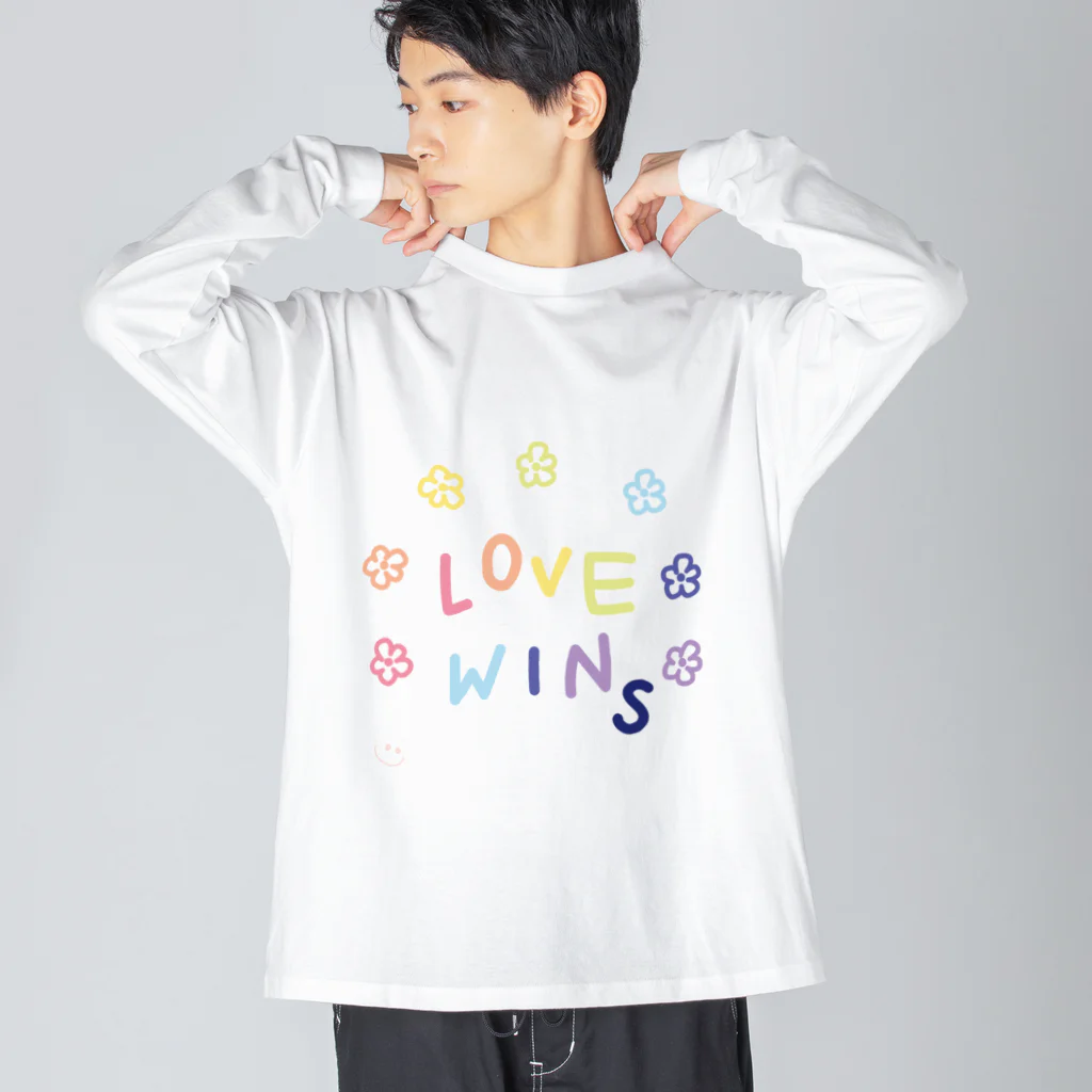 島民のlove wins! we are proud to celebrate our prides! Big Long Sleeve T-Shirt