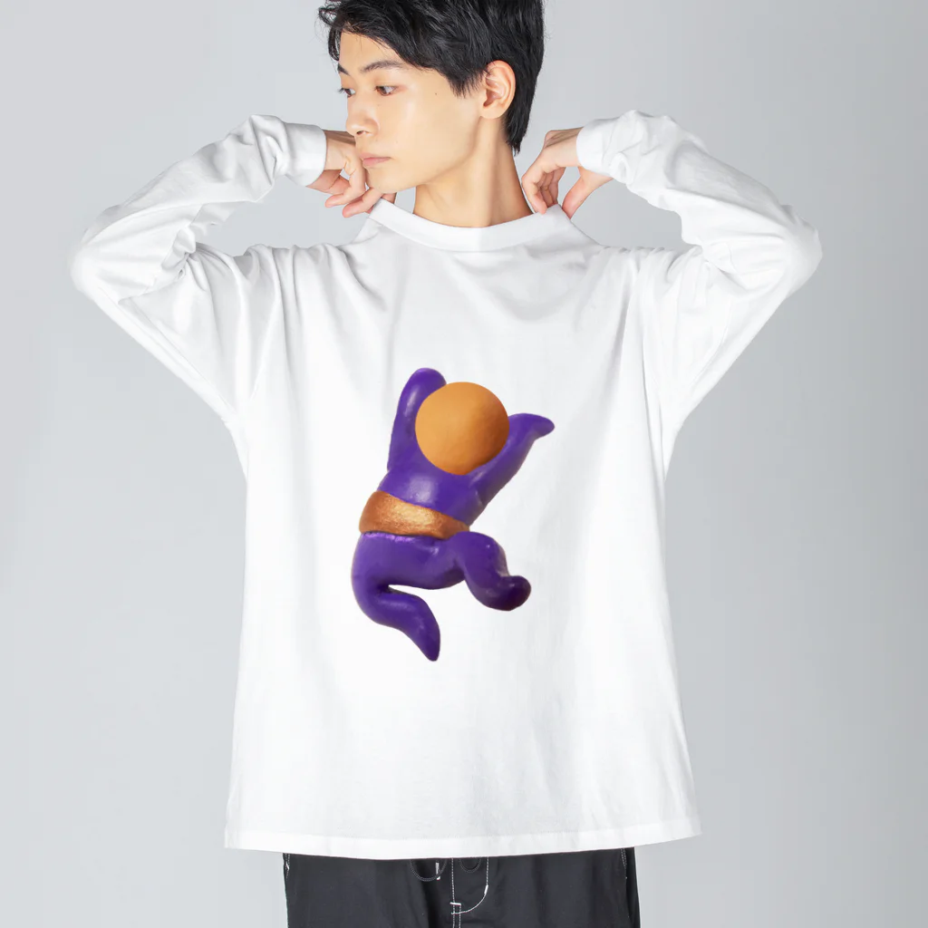 下田村のさるっこ風フィギュア Big Long Sleeve T-Shirt