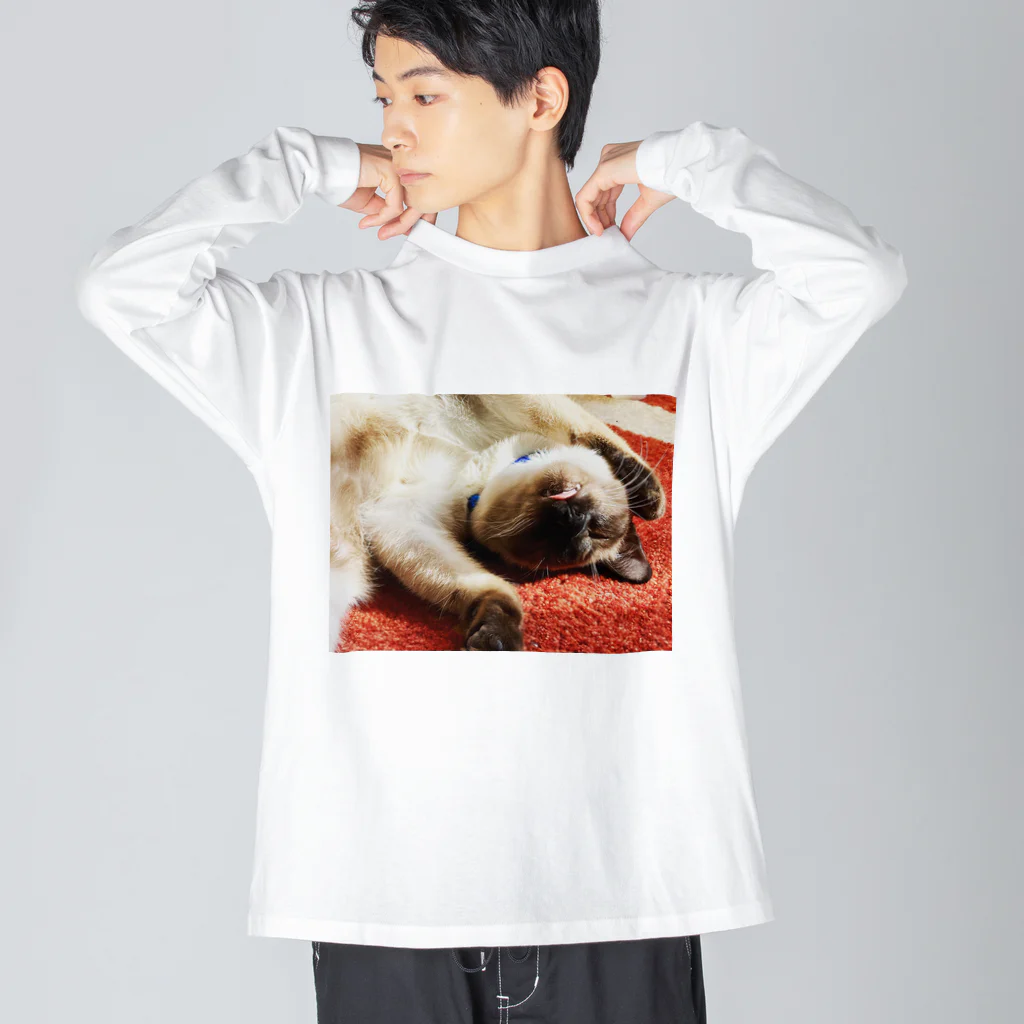 モカちゃんのモカの舌　出しっぱなしシリーズ Big Long Sleeve T-Shirt