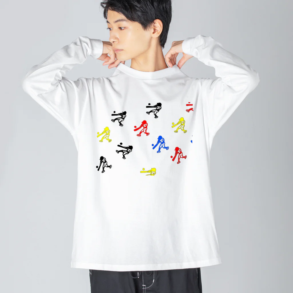 greetenの野球めいいっぱい 野球 Big Long Sleeve T-Shirt