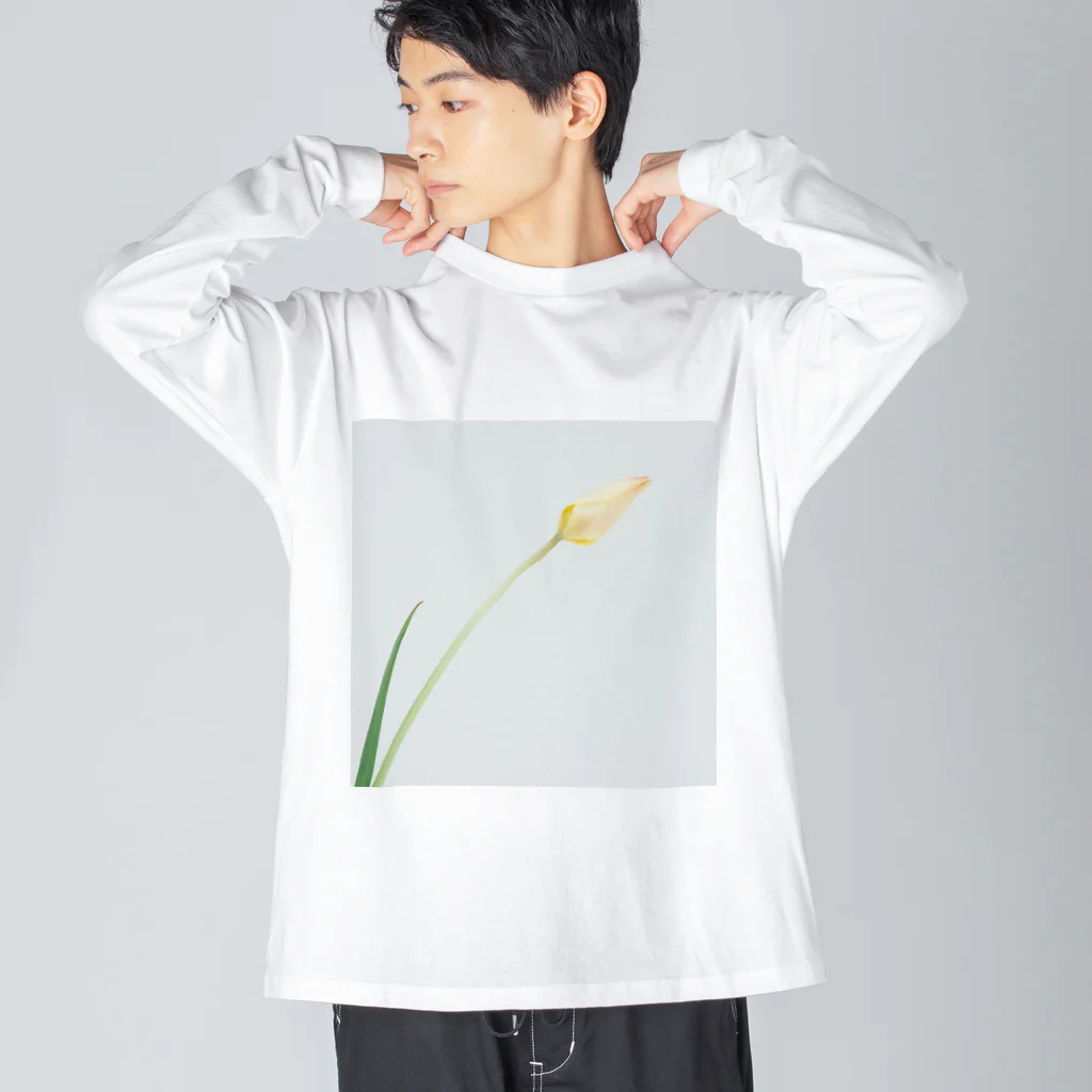 syuichiのflower_001 ビッグシルエットロングスリーブTシャツ