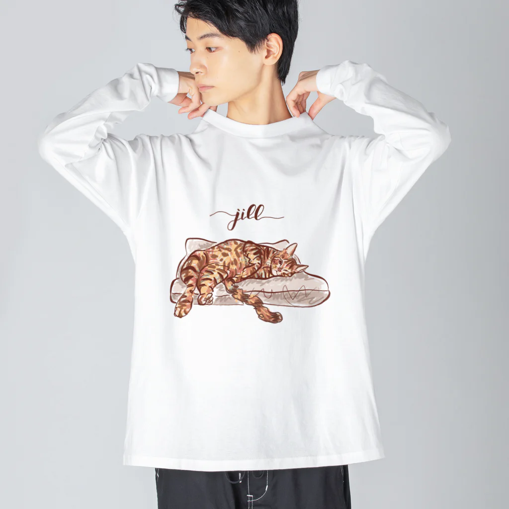 N-huluのベンガル猫のジルちゃん Big Long Sleeve T-Shirt