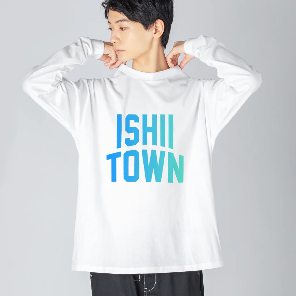 JIMOTOE Wear Local Japanの石井町 ISHII TOWN Big Long Sleeve T-Shirt