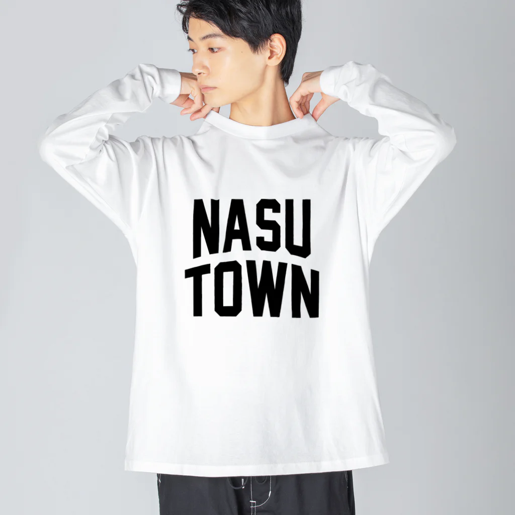 JIMOTOE Wear Local Japanの那須町 NASU TOWN Big Long Sleeve T-Shirt