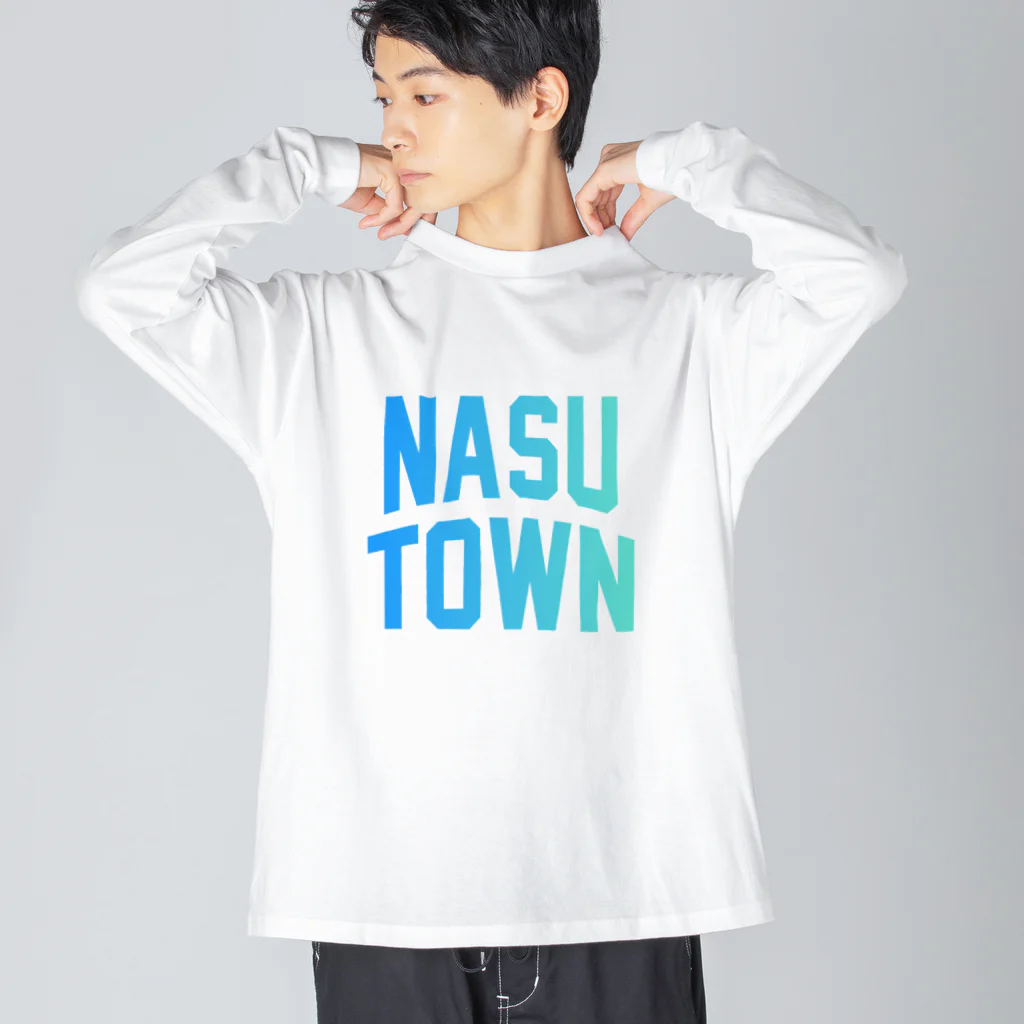 JIMOTOE Wear Local Japanの那須町 NASU TOWN Big Long Sleeve T-Shirt