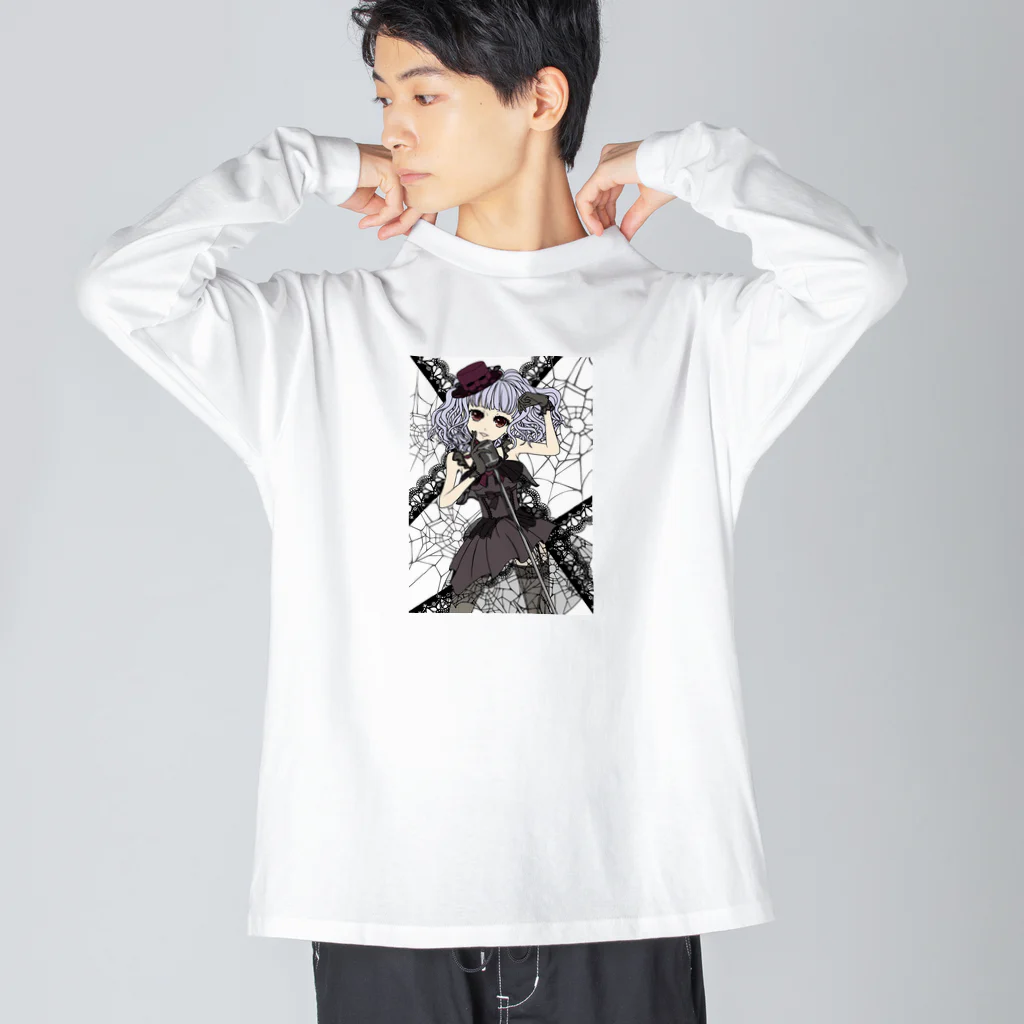 加藤 光雲のPunk&Lolita Big Long Sleeve T-Shirt