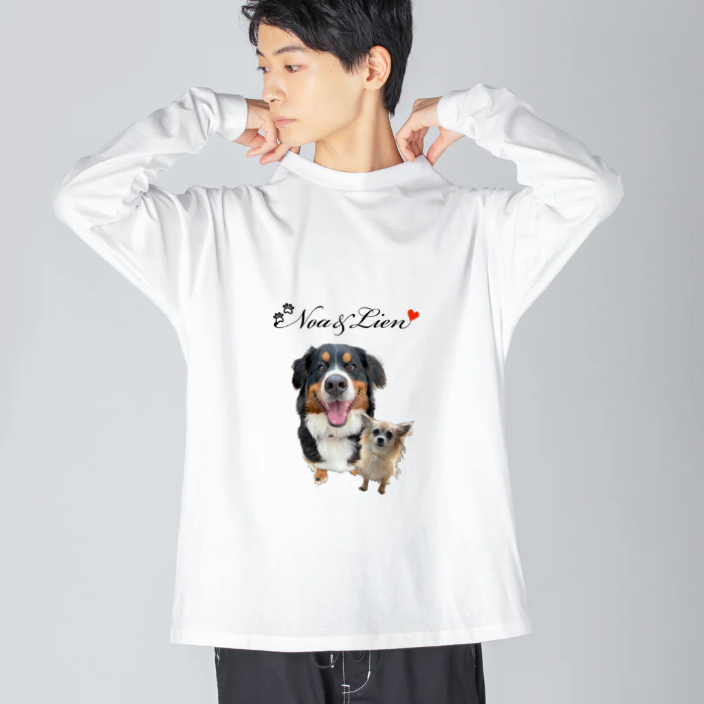 Linlin Houseのチワバニちゃん ビッグシルエットロングスリーブTシャツ