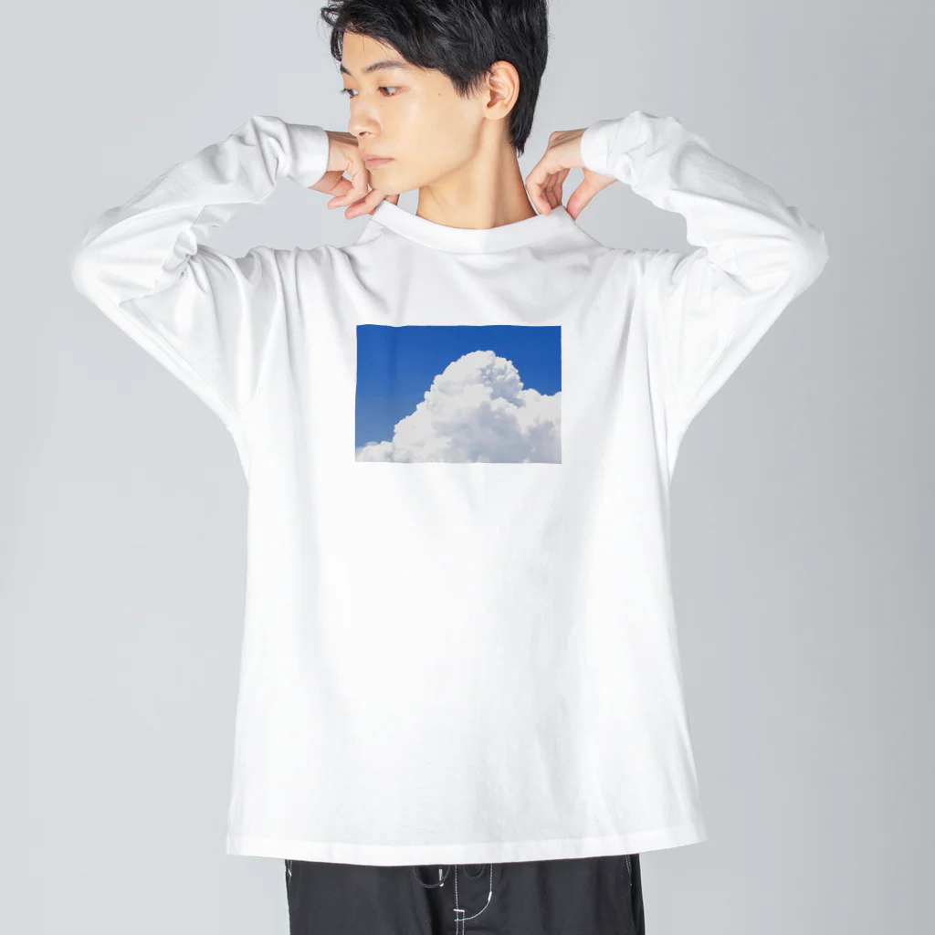 saru_pontaのBLUESKY ビッグシルエットロングスリーブTシャツ