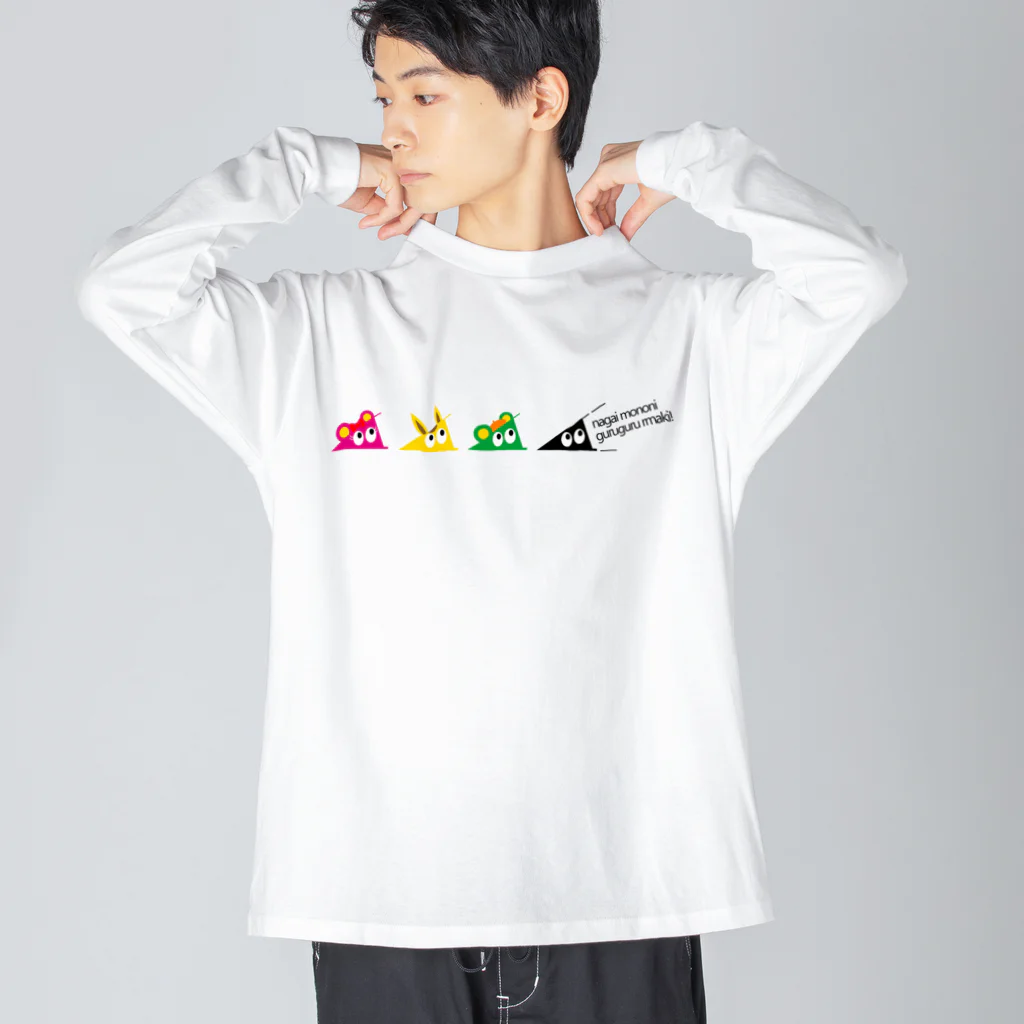 kyamiccoのwithスリスリくん ビッグシルエットロングスリーブTシャツ