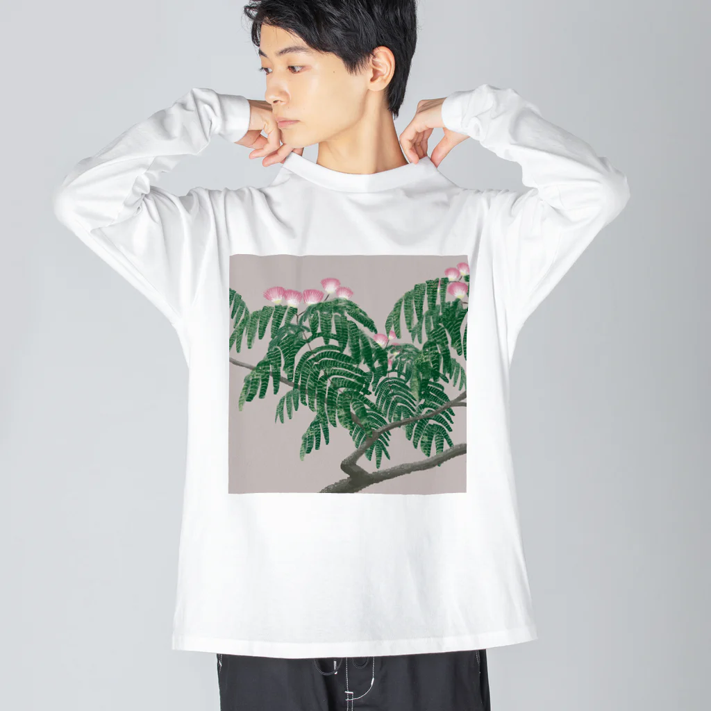 こよみのネムノキ ビッグシルエットロングスリーブTシャツ