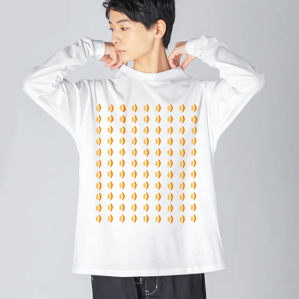 うさぎちゃんアイランドの柿ピー ビッグシルエットロングスリーブTシャツ