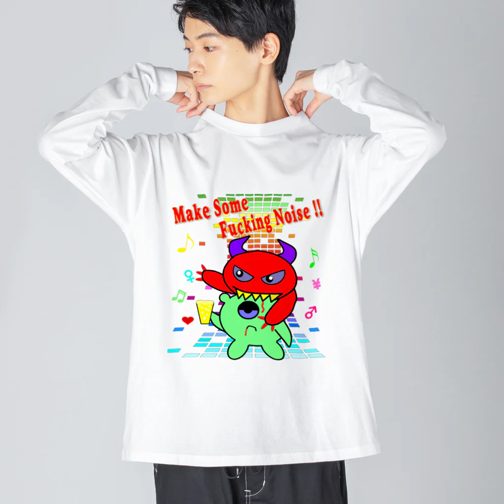 Cyber XXXのMake Some Fucking Noise Big Long Sleeve T-Shirt