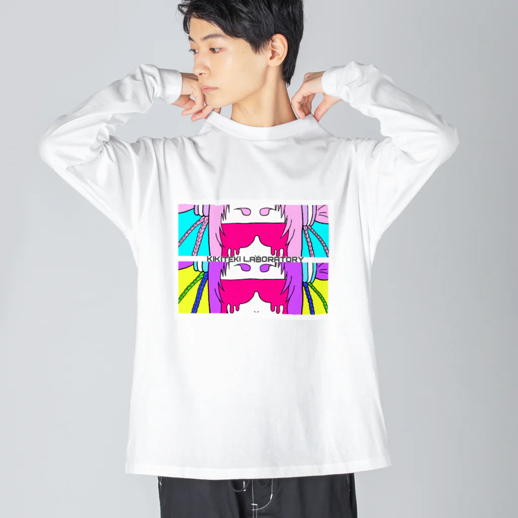 KIKITEKI_LABORATORYのW MUZIGURASAN UP ビッグシルエットロングスリーブTシャツ