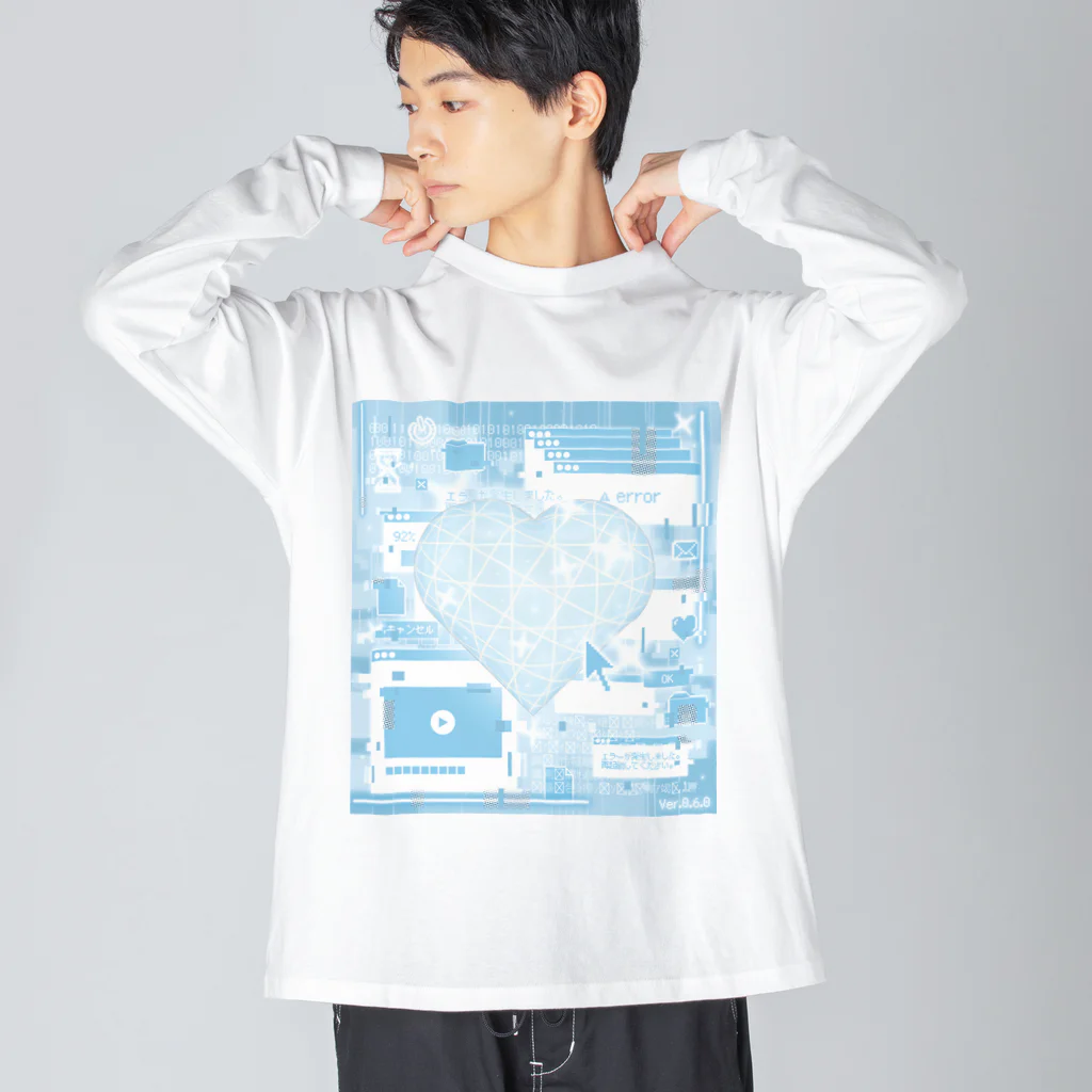 あつろうたのCyber heart(Ver.0.6.0) Big Long Sleeve T-Shirt