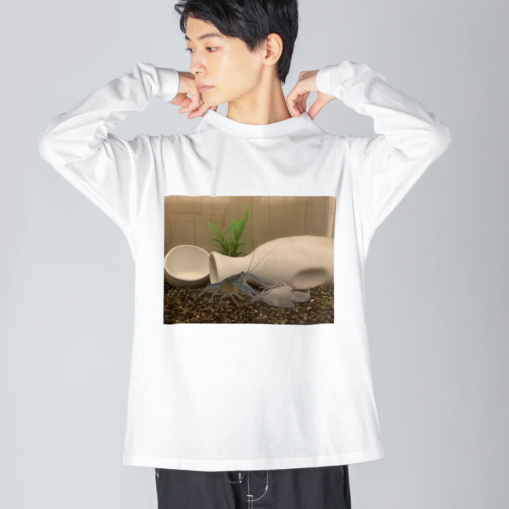 クボタの青いザリガニ Big Long Sleeve T-Shirt