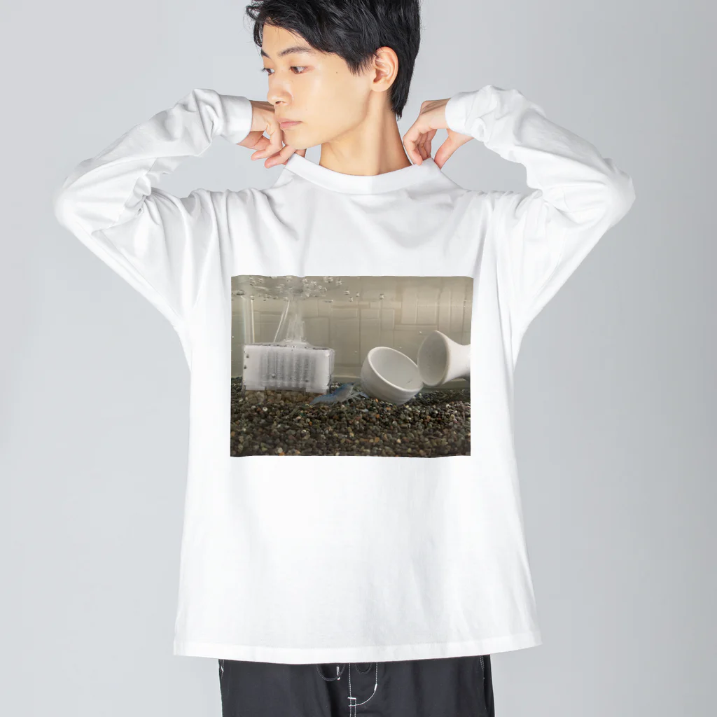 クボタの青いザリガニ Big Long Sleeve T-Shirt