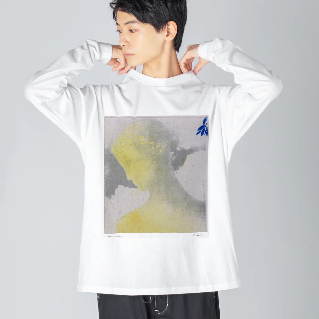 PALA's SHOP　cool、シュール、古風、和風、のBeatrice, Odilon Redon, 1897 Big Long Sleeve T-Shirt