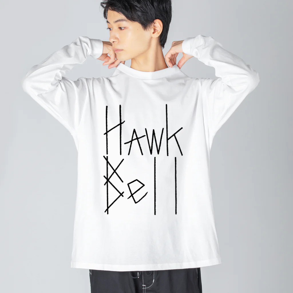 T.U.W².O.B.A. AP SHOPのHawk Bell Logo Black Big Long Sleeve T-Shirt