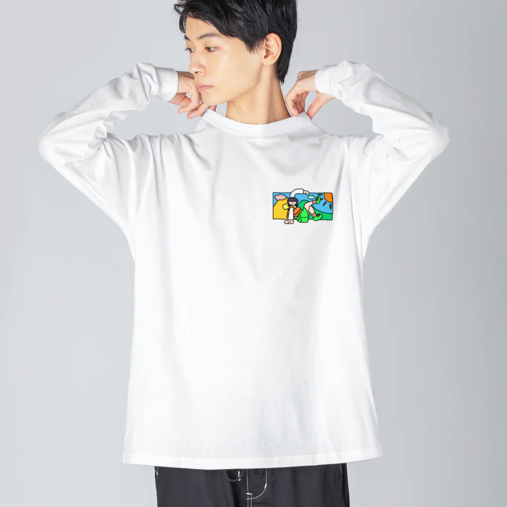 よもぎたけのこのGの女の子(one point) Big Long Sleeve T-Shirt