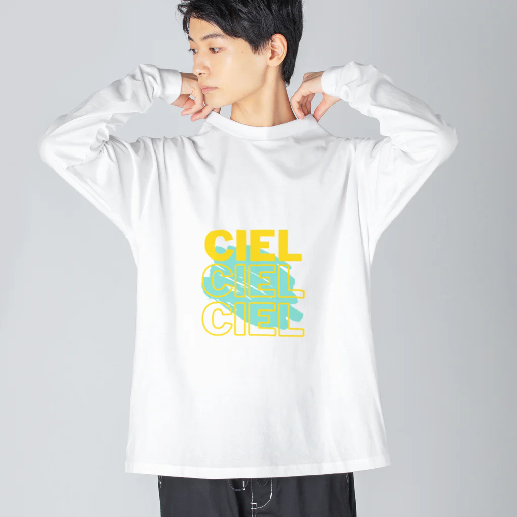 CielのCiel オリジナルTシャツ ビッグシルエットロングスリーブTシャツ