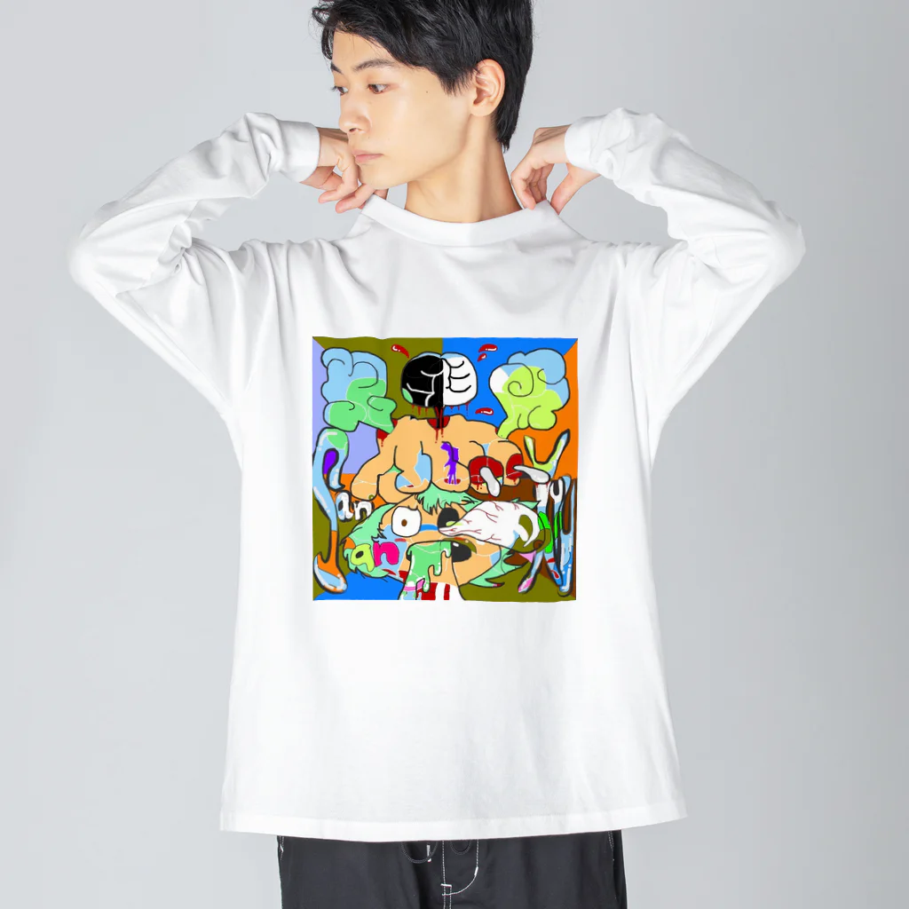 鈴木さん九のconfusion ビッグシルエットロングスリーブTシャツ