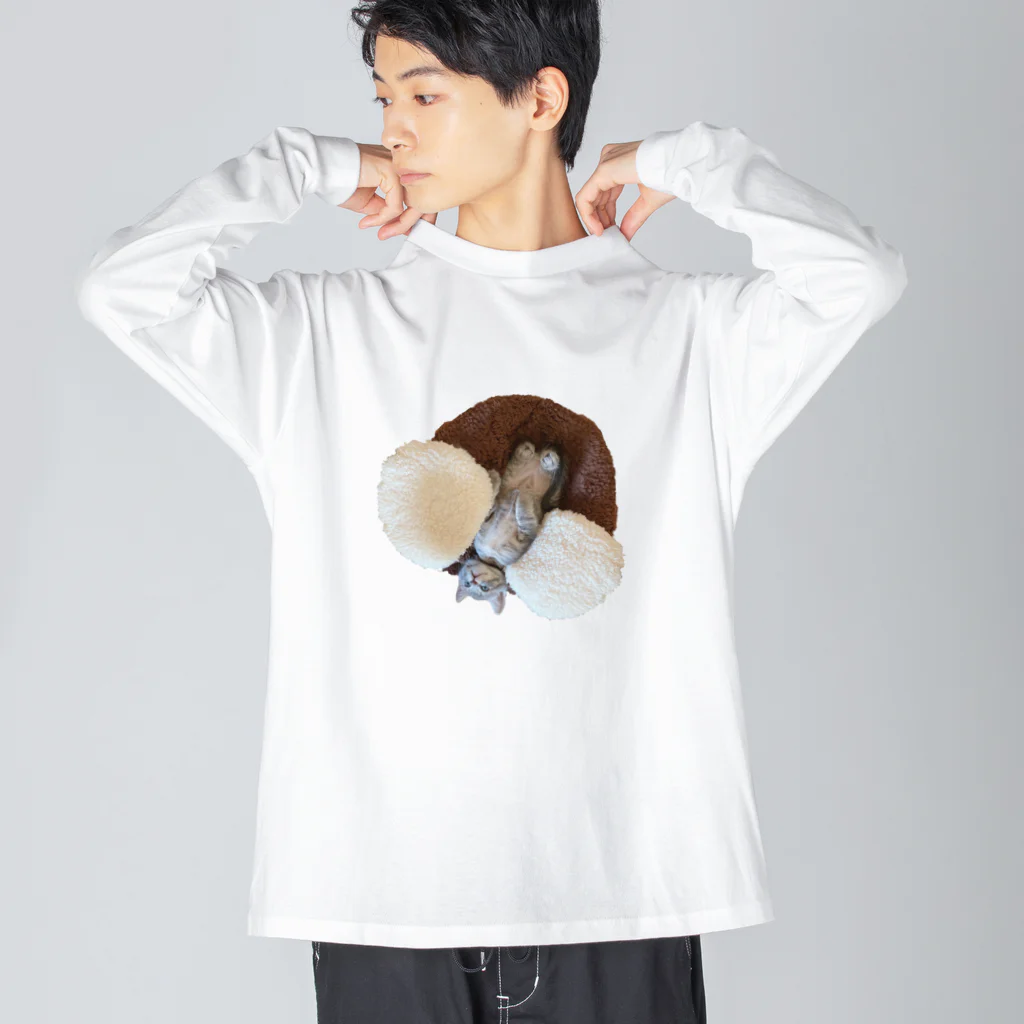 ニアちゃんとみぞれちゃんのニアちゃん　スーパーリラックス ビッグシルエットロングスリーブTシャツ