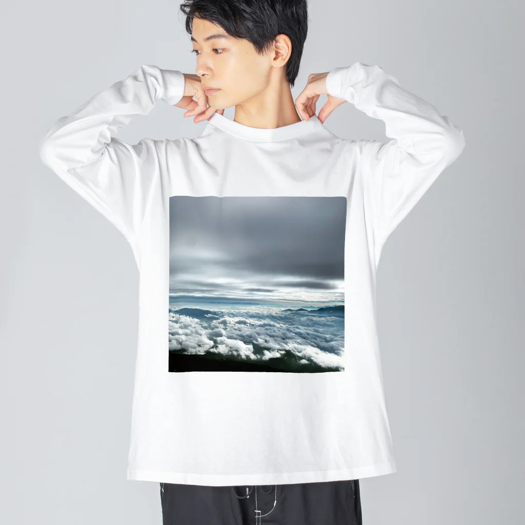 タツノオトシゴローズのsea ​​of ​​clouds Big Long Sleeve T-Shirt