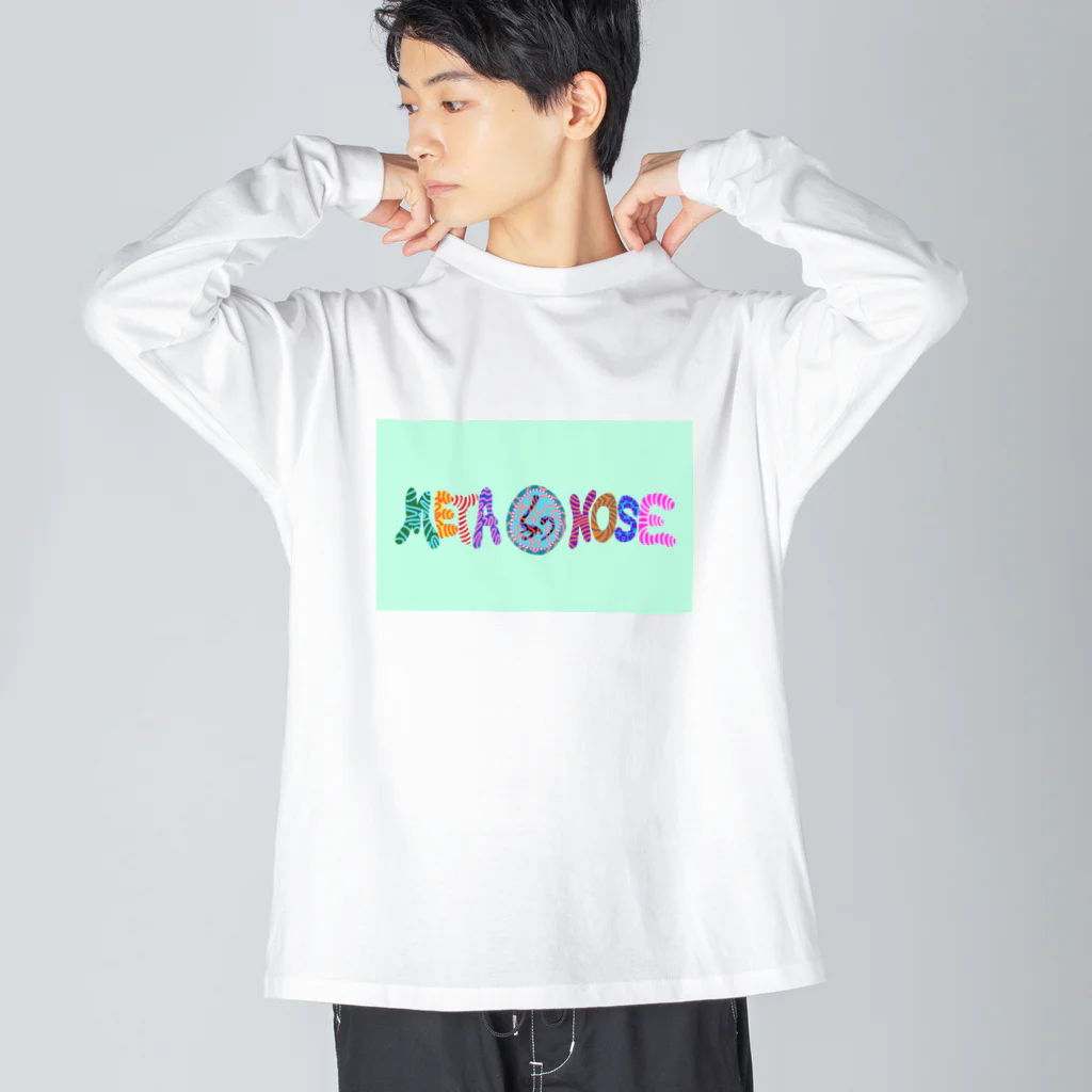 I AM METANOのMETANOSE COLORFUL2 Big Long Sleeve T-Shirt