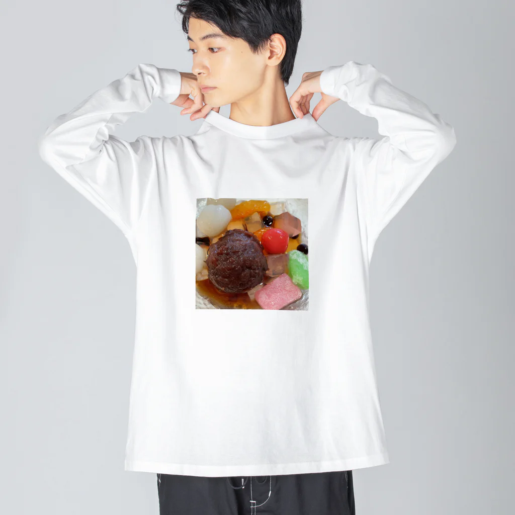 あゆのしおやきの白玉あんみつ Big Long Sleeve T-Shirt