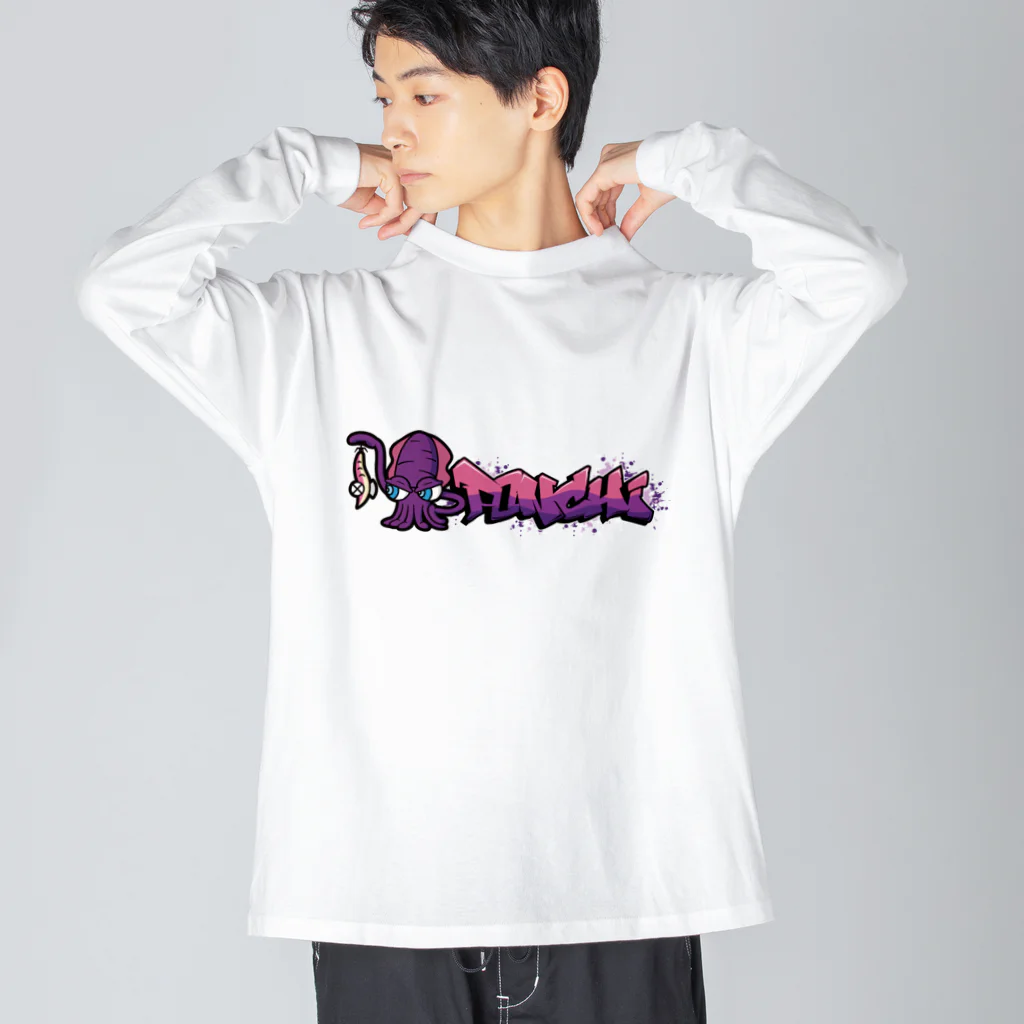 イカぽんちのイカぽんちスタンダード2 ビッグシルエットロングスリーブTシャツ