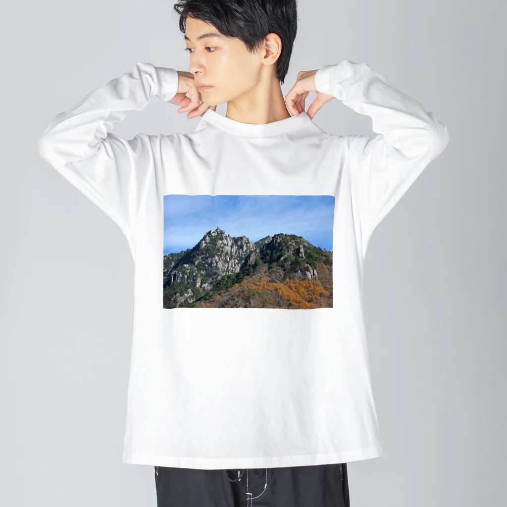 nokkccaの瑞牆山 - Mt.Mizugaki - ビッグシルエットロングスリーブTシャツ