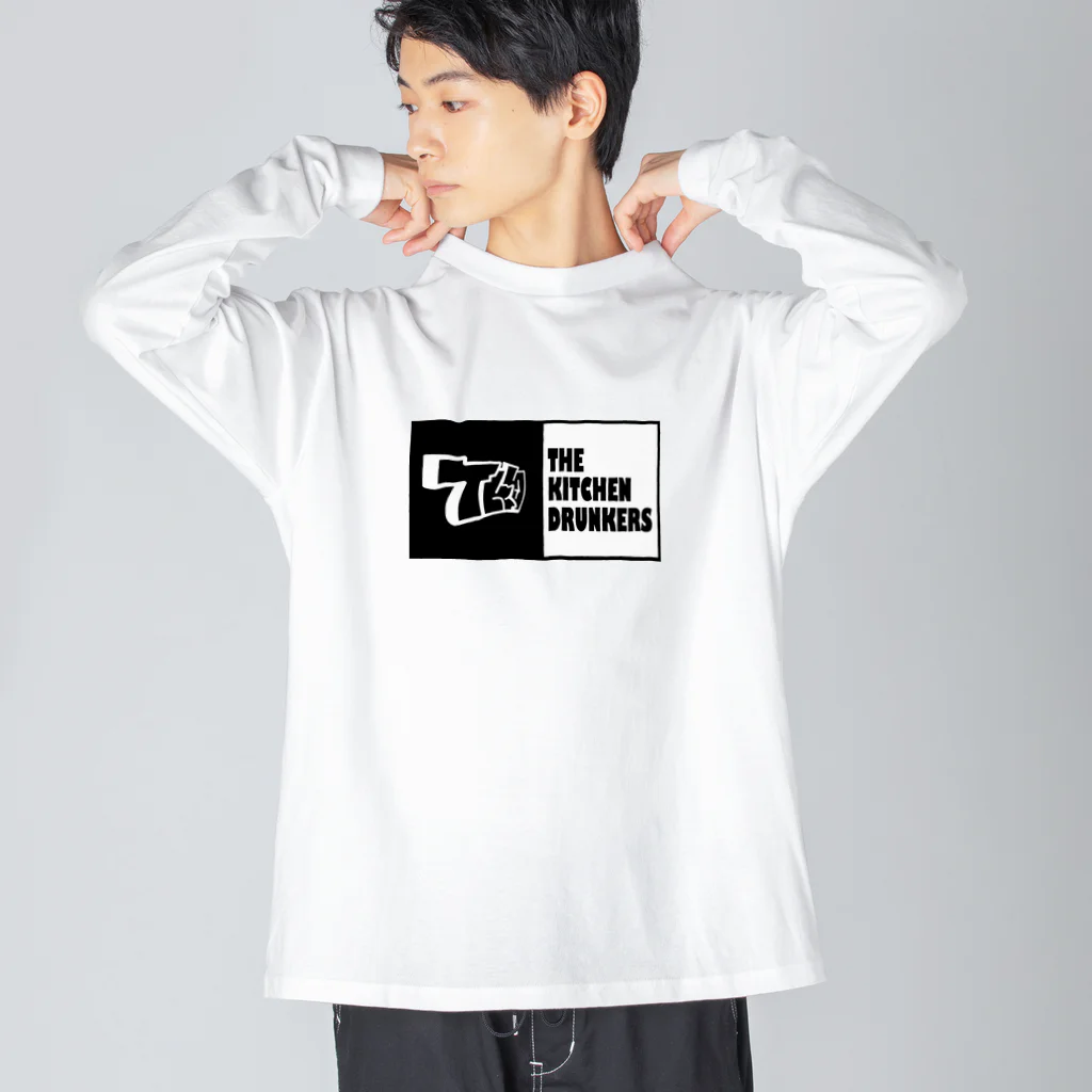 The Kitchen DrunkersのTKD  sticker　series Big Long Sleeve T-Shirt