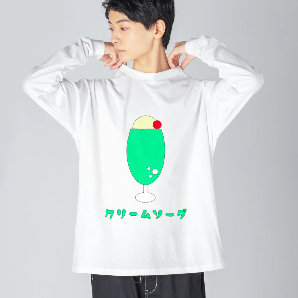 ルートプラス福島のクリームソーダ Big Long Sleeve T-Shirt