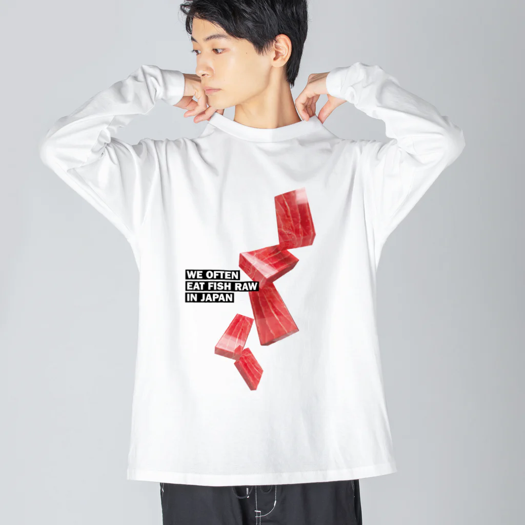 LONESOME TYPE ススの日本ではしばしば魚を生で食べる（まぐろ） Big Long Sleeve T-Shirt