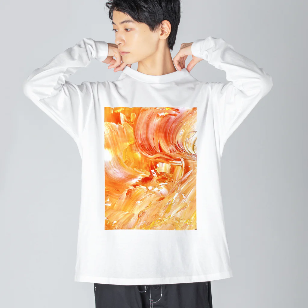 Lovearth🌍🌷の日向の光 Big Long Sleeve T-Shirt