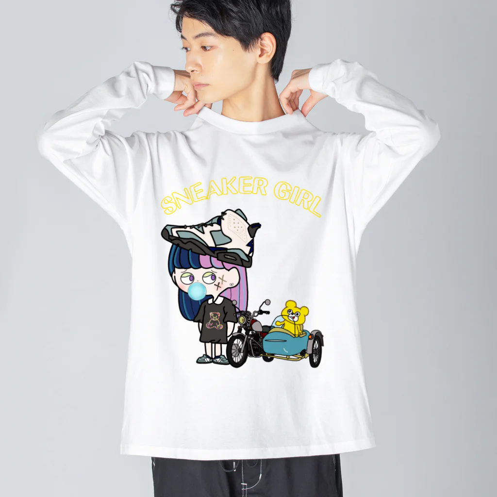 SNEAKER GIRLのSNEAKER  GIRL Big Long Sleeve T-Shirt