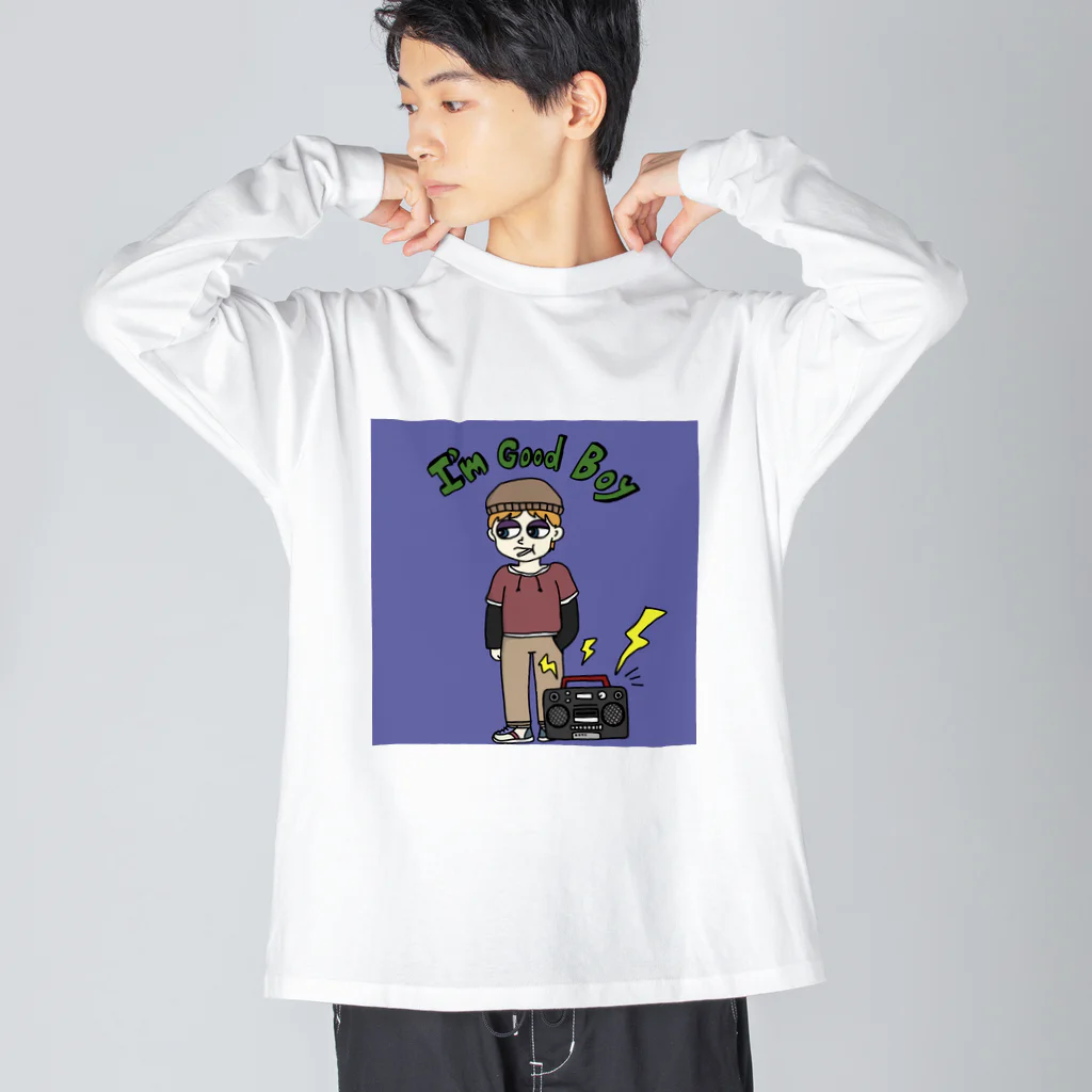 miuのGood boy君 Big Long Sleeve T-Shirt