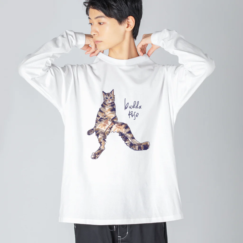 N-huluのキジトラにゃんこ ビッグシルエットロングスリーブTシャツ