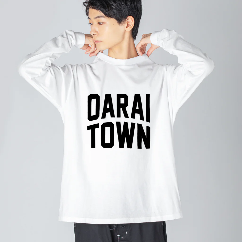 JIMOTOE Wear Local Japanの大洗町 OARAI TOWN ビッグシルエットロングスリーブTシャツ