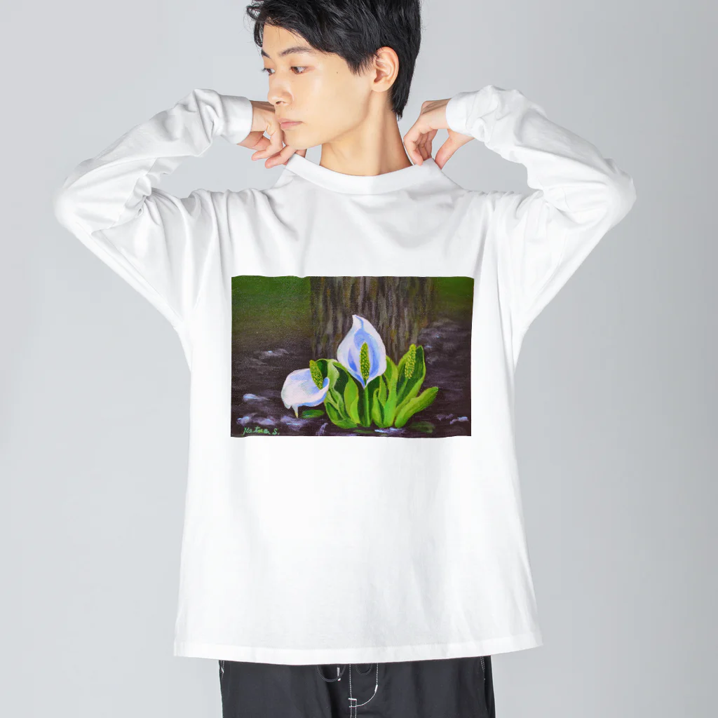 Proteaの水芭蕉 Big Long Sleeve T-Shirt