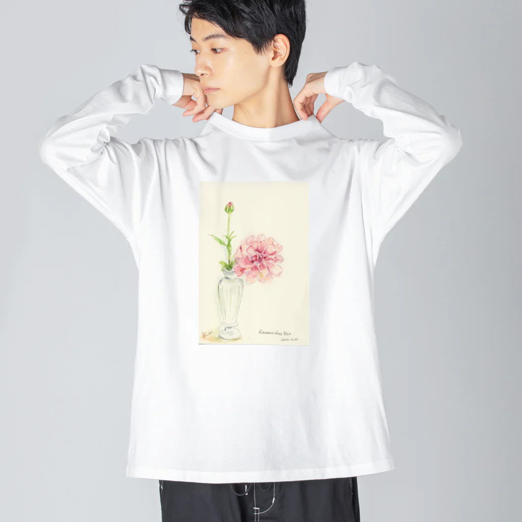 micancanのRanunculus Rax ビッグシルエットロングスリーブTシャツ