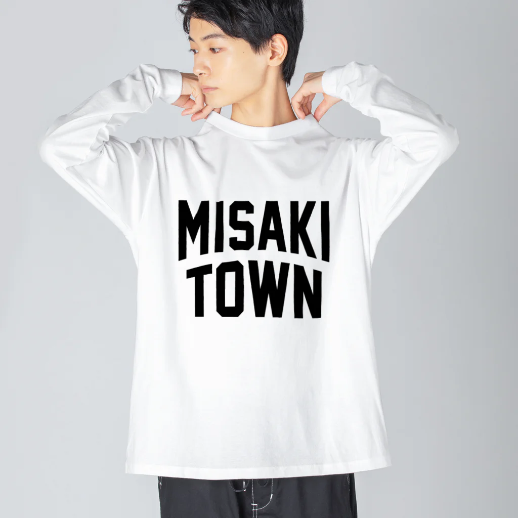JIMOTO Wear Local Japanの岬町 MISAKI TOWN ビッグシルエットロングスリーブTシャツ