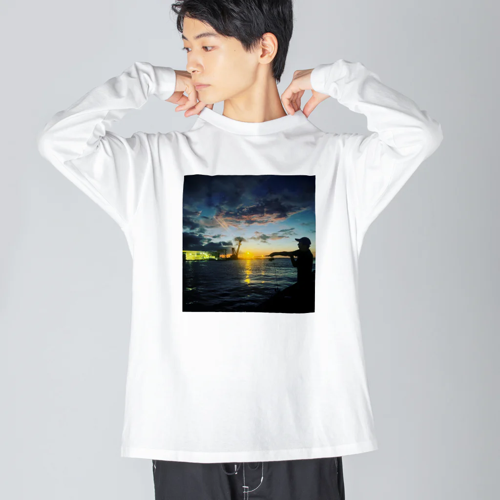 つれない農家のkeep cast for sunrise. ビッグシルエットロングスリーブTシャツ