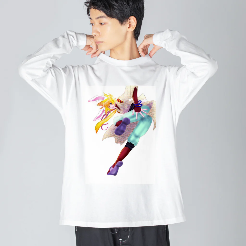 C-Earthのうさみみ兄さん Big Long Sleeve T-Shirt